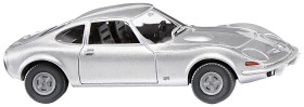 Wiking 0804 10 H0 Model samochodu Opel GT, srebrny metalik