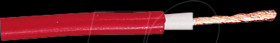Highly flexible measuring lead 1 x 1.0 mm² red 10-m ring