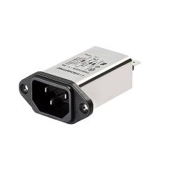 Filtr z gniazdem IEC 250 V AC, 15 A, 5 uA, wsuwka, wtyk IEC C16, FN9222B-15-06HI