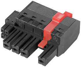 Weidmüller 2628390000 Obudowa złącza pin żeńskiego na kabel BVF 7.62HP/05/180MF2 BCF/04R SN BK BX, piny: 5, 35 A, 30 szt