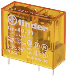 Finder 40.31.8.024.0000 Przekaźnik SMT 24 V/DC 12 A 1 zestyk przełączny 50 szt. paleta