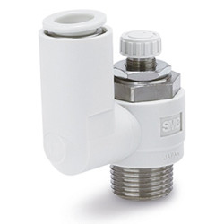 Regulator przepływu SMC Gwintowany Sterownik prędkości AS