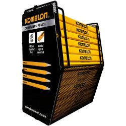 Komelon KCP200 HB Carpenter&#x27;s Pencils Display of 200