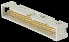 09 18 534 6324 Male connector, 34-Pin, straight