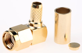 Złącze koncentryczne Montaż na kablu Męski typ złącza Złącze SMA 0 → 12.4GHz Połączenie zagniatane typ kabla RG402/U,