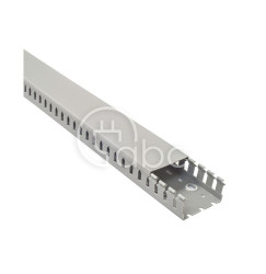 Korytko kablowe grubogrzebieniowe T1, 80x40x2000 mm, szare, B00163