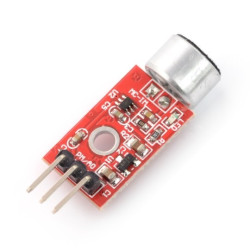 Moduł z mikrofonem elektretowym i wzmacniaczem MAX9812