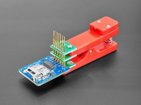 Adafruit Pogo Pin Probe Clip - 6 Pins with 2.54mm / 0.1" Pitch