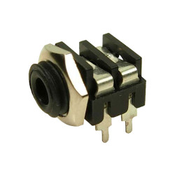 Cliff Electronic - CL1384- MONO PANEL SKT S6/BB PC 3.5mm BLACK