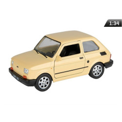 Model FIAT PRL 126p kremowy Mały Fiat Maluch A884F126k