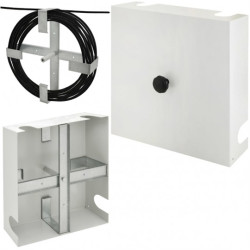 Szafka obudowa zapasu kabla ze stelażem 400x400x105 mm AWO644