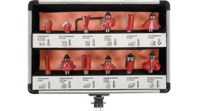 Zestaw Frezów Widiowych Do Drewna 12 Części