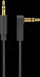 59526 Audio cable, 3.5 mm stereo jack plug, 5 m