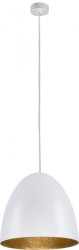 LAMPA WISZĄCA EGG M BIAŁO-ZŁOTY 9021 Nowodvorski