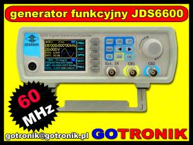 Generator funkcyjny JDS6600 60MHz dwukanałowy