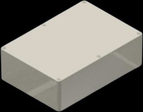 Aluminum die cast enclosure, (L x W x H) 171.5 x 120.6 x 54.9 mm, silver, IP54, AL 7.0