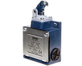 Łącznik krańcowy L53 w obudowie metalowej 1R+1Z popychacz z dźwignią z rolką metalową T0-L53K13MIM311