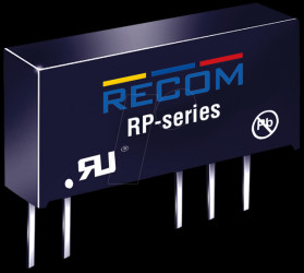 10000659 DC/DC converter RP, 24 Vin, single, 5 Vout, 200 mA, SIP-7