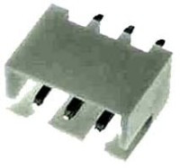 TMX03-W/3 Złącze mocy, wtyk do druku, prosty - 3pin - raster: 2.5mm (z kluczem) - kpl. 3 sztuki