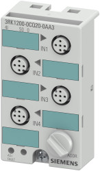 Moduł cyfrowych wejść/wyjść Siemens Cyfrowy moduł K45 we/wy AS-I K45 Praca w terenie 3RK1200-0CQ20-0AA3 80 x 45 x 34 mm