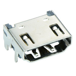 HDMI Right Angle PCB Socket 19-Way