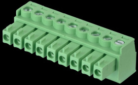 CTB922HE/9 Plug-in screw terminal – 9-pin, 3.81 mm spacing, 0°