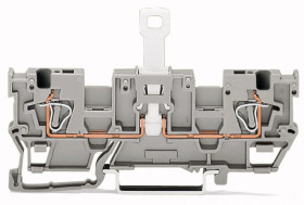 Rozłączalna złączka bazowa X-COM 2-przewodowa szara 769-242 /50szt./