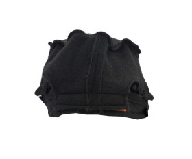 Osłona karku do kasków, Poliester, Czarny, do uzytku z: Kaski Centurion