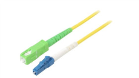Sca-Lcu/Os2-150Yl Patch Cord Światłowodowy Os2 Lc/Upc,Sc/Apc 15M Lszh Żółty