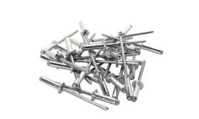 Nit średnica 4mm , materiał: Aluminium Zestaw nitów średnica otworu 4.1mm długość 8mm