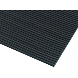 Adam Hall 85900B Fine-Grooved Rubber Mat 8m Slip-proof Weatherproof