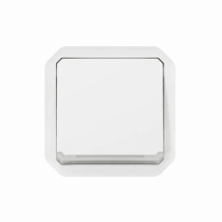 NOWE PLEXO 55 Łącznik schodowy ze wskaźnikiem mechanizm 10 AX - 250V AC biały 069612L