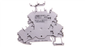 Złączka Szynowa 2-Piętrowa L/L 2,5Mm2 Szara 2002-2231 Topjobs