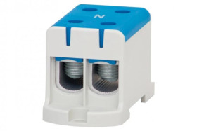 Złączka szynowa ZU 1-torowa (2x95/2x95mm2) Al/Cu - niebieska