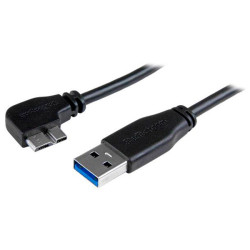 StarTech USB3AU50CMLS 500mm USB A 3.0 To Micro B Left Angle Slim Cable