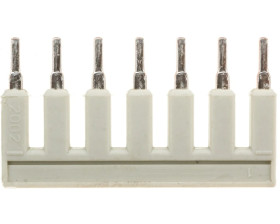 Mostek grzebieniowy 7-torowy 25A jasnoszary 2002-407 TOPJOBS