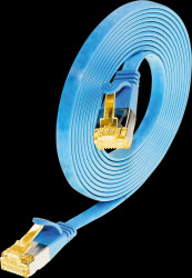 PKW-STP-SLIM-K6A 0.25 BL Cat.6a SLIM-Patchcord, U/FTP, 0,25 m, blue
