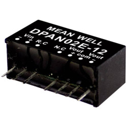 Mean Well DPAN02C-12 DPAN02 DC/DC converter 2x outputs 2W -40&#xB0;C~90&#xB0;C