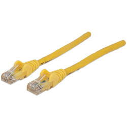Intellinet 342339 Network Patch Cable, Cat6, 0.5m, Yellow, CCA, U/UTP, PVC, RJ4