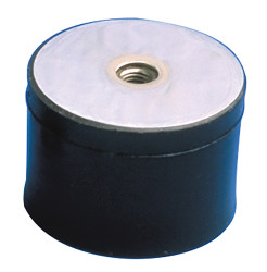 Podstawka antywibracyjna M4 średnica 16mm wysokość całkowita 10mm Nóżka sprężysta żeńska