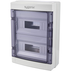Sygonix SY-6696060 Distribution board Surface-mount 24 partitions 2 rows
