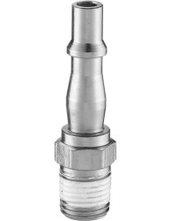 Wtyczka do pneumatycznej szybkozłączki PREVOST G 3/8 męskie rodzaj Męski Gwintowany Stal poddana obróbce 3/8in