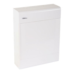 Rozdzielnica natynkowa 24 modułowa 2x12M drzwi pełne IP40 SRn-24/B (N+PE) 1.16 ELEKTRO-PLAST