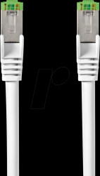 CCGL85520WT10 Patch cable, Cat.8.1, S/FTP, 1 m, white