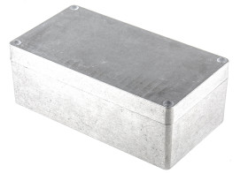 Obudowa Aluminium odlewane szerokość zew. 120,5 mm długość zew. 221 mm wys. zew. 80 mm Hammond IP66 Naturalny