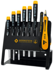 ESD socket wrench kit, 8 pieces, Bernstein, 6-610 VC
