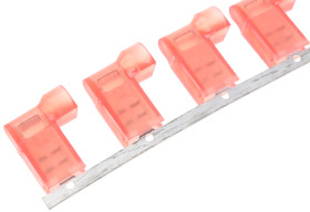 Konektor płaski Żeński 4.75 x 0.51mm długość 16.14mm Izolacja: Izolowane Cyna