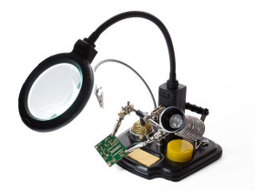 Velleman Soldering center with helping hand + magnifier