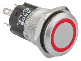 Nasadka przełącznika Chwilowy SPDT średnica wycięcia 16mm, montaż panelowy EAO
