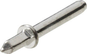 Wtyki pinowe 1364C.68, kwadratowy trzpień wciskany, 1x10.8x4.5 mm